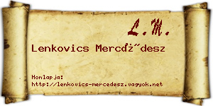 Lenkovics Mercédesz névjegykártya